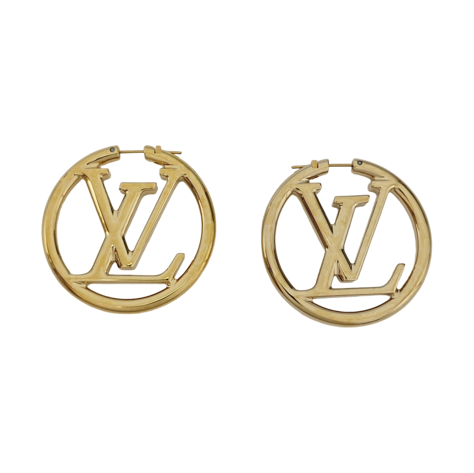 LOUISE Metal Gold Stud Earrings