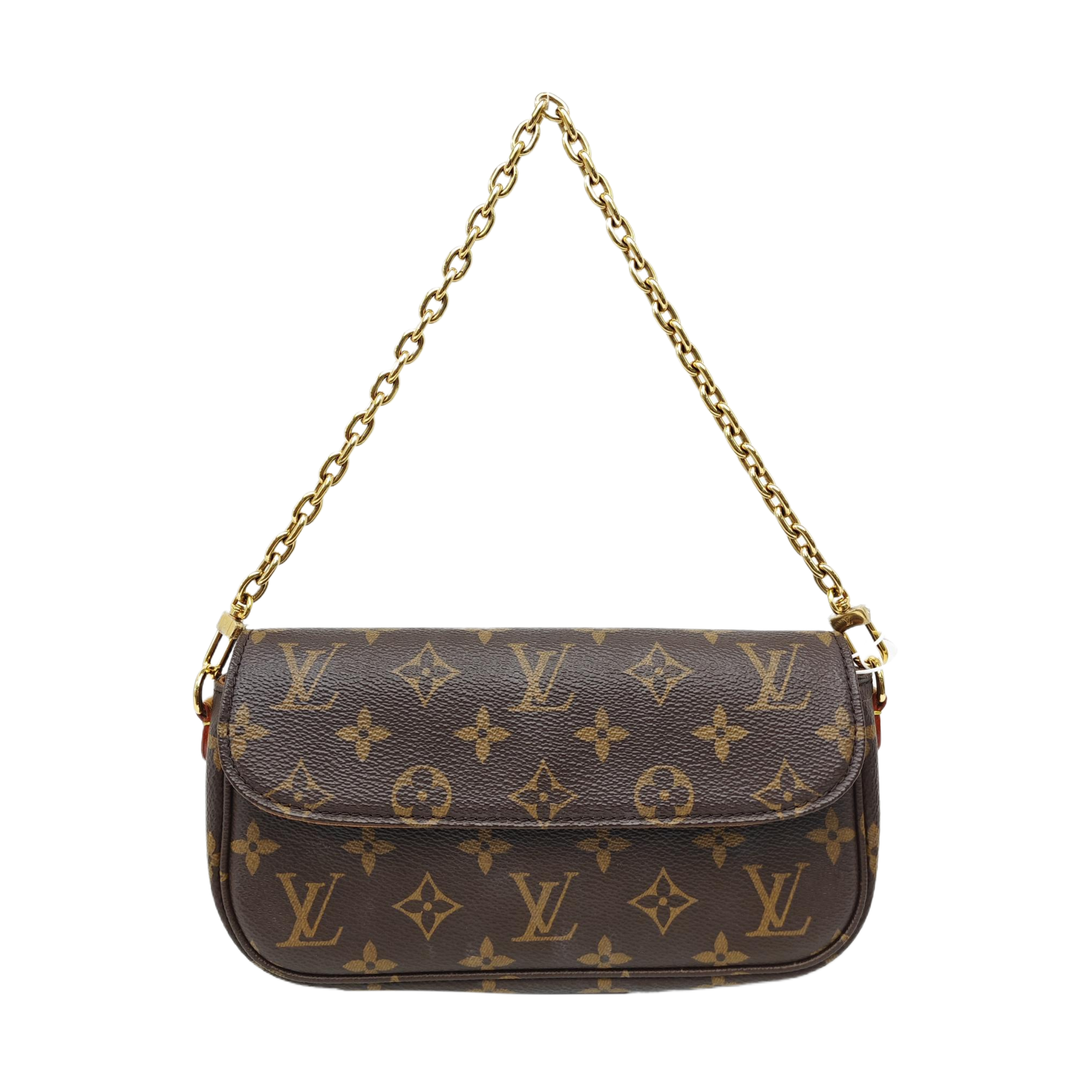 IVY Monogram Coated Canvas Brown