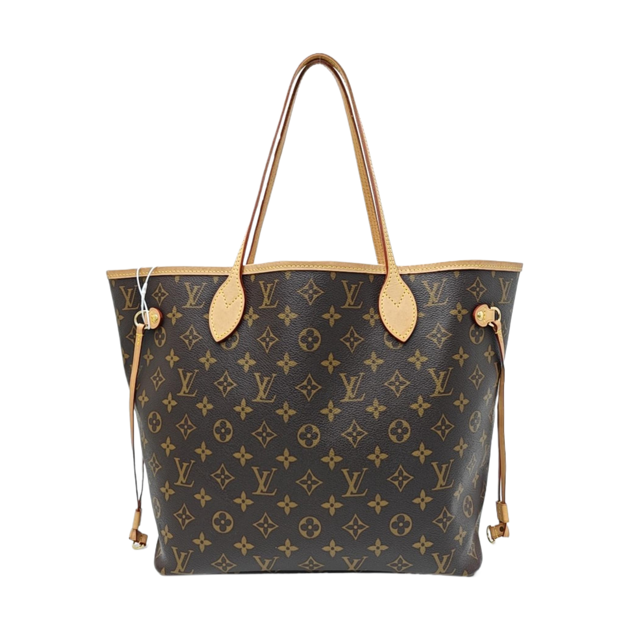 NEVERFULL MM Monogram Coated Canvas Brown