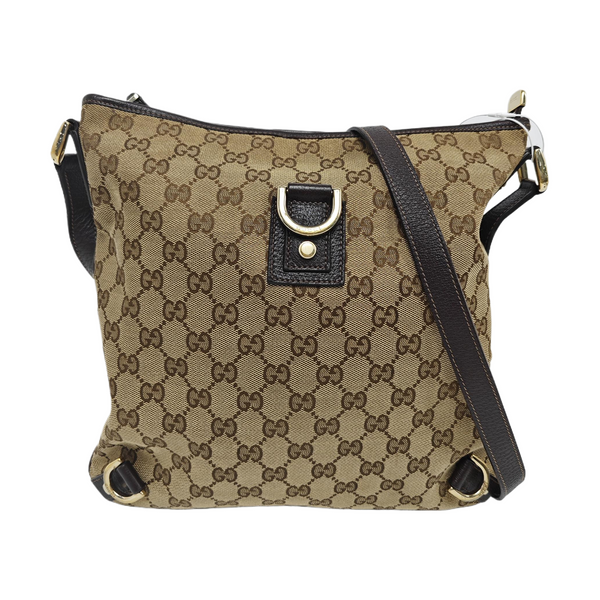 Abbey Monogram Canvas Brown