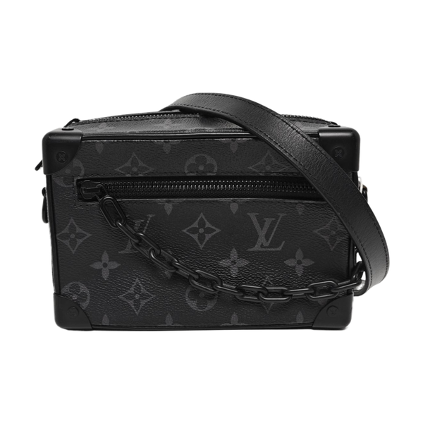 SOFT TRUNK Mini Monogram Coated Canvas Black
