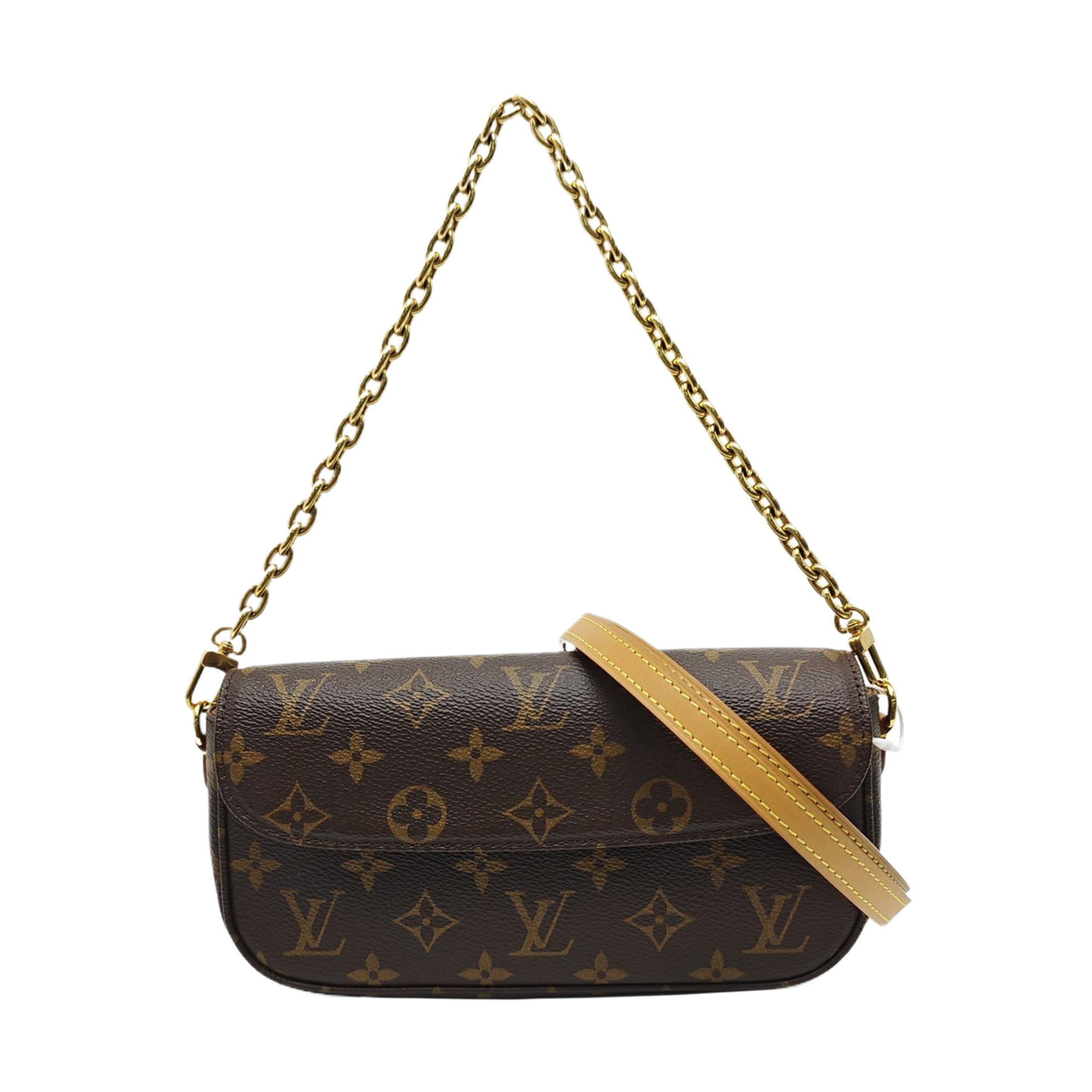 IVY Monogram Coated Canvas Brown