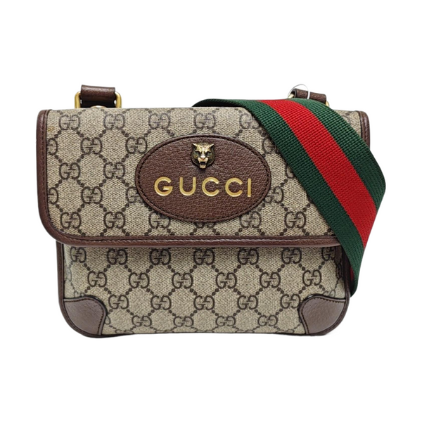 Neo Vintage Small Monogram Coated Canvas Beige