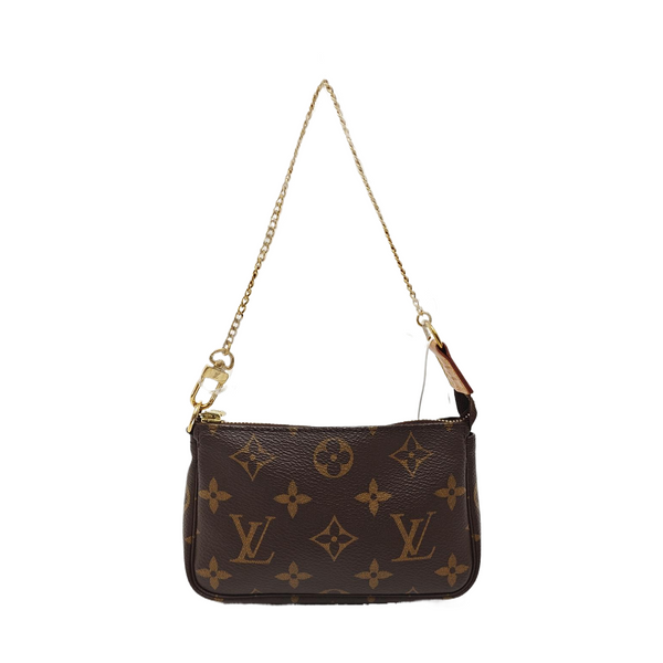 ACCESSOIRES Mini Monogram Coated Canvas Brown