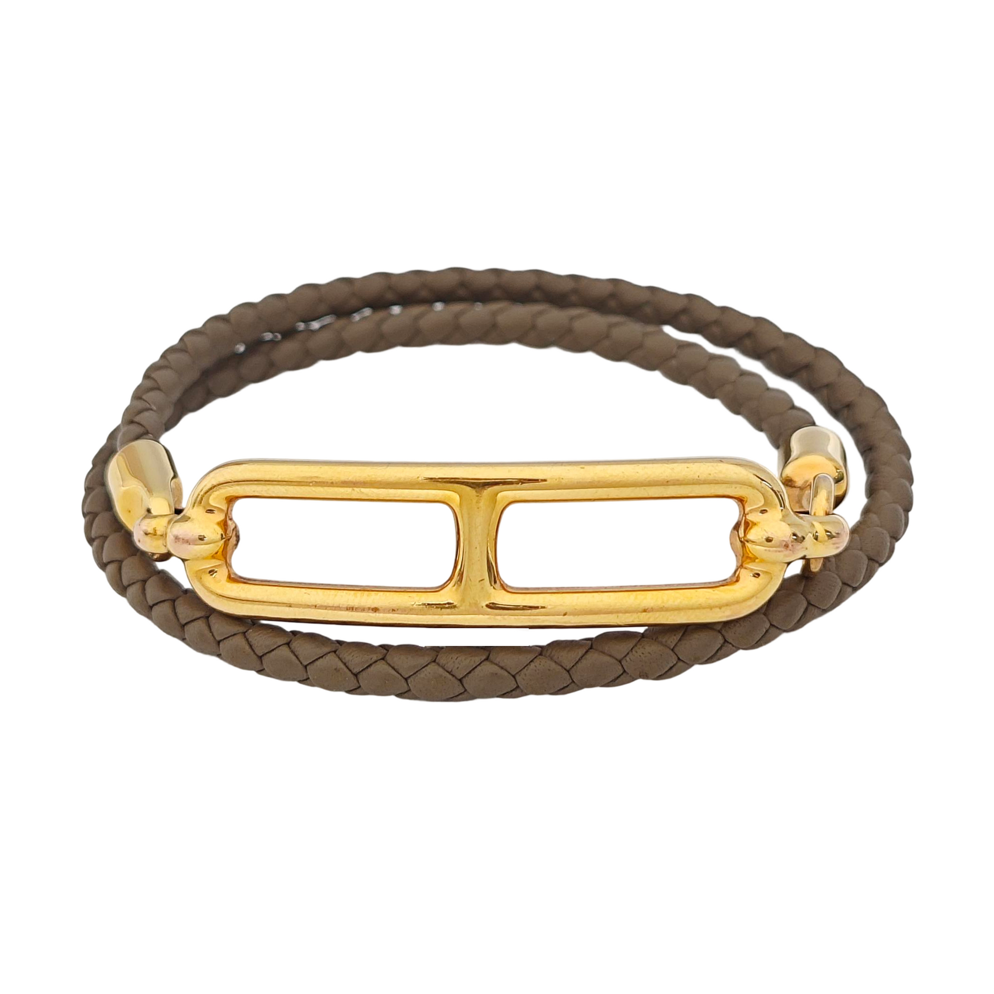Roulis Leather Beige Bracelet