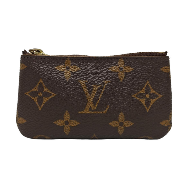 Monogram Coated Canvas Key Pouch Brown