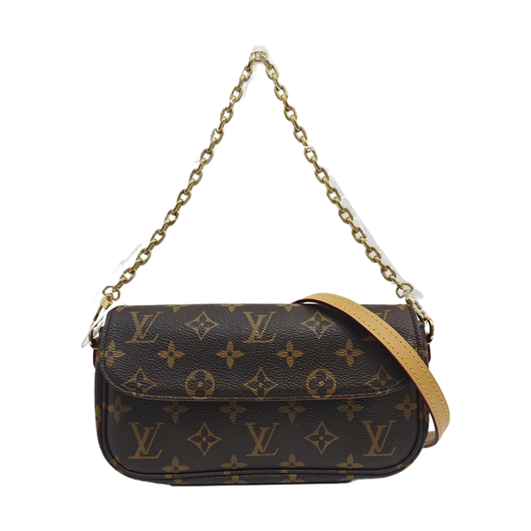 IVY Monogram Coated Canvas Brown