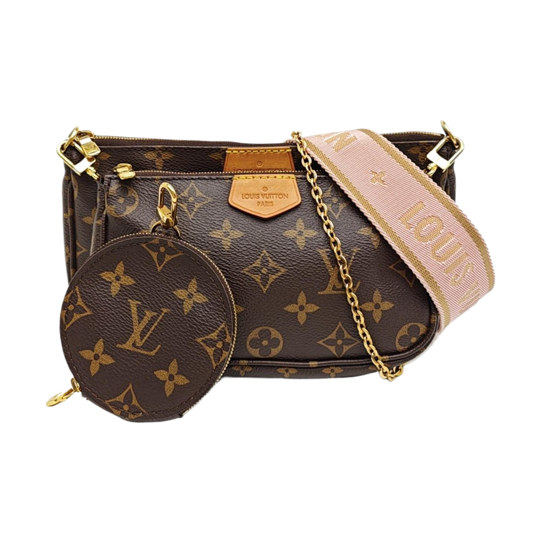 MULTI Monogram Coated Canvas Brown