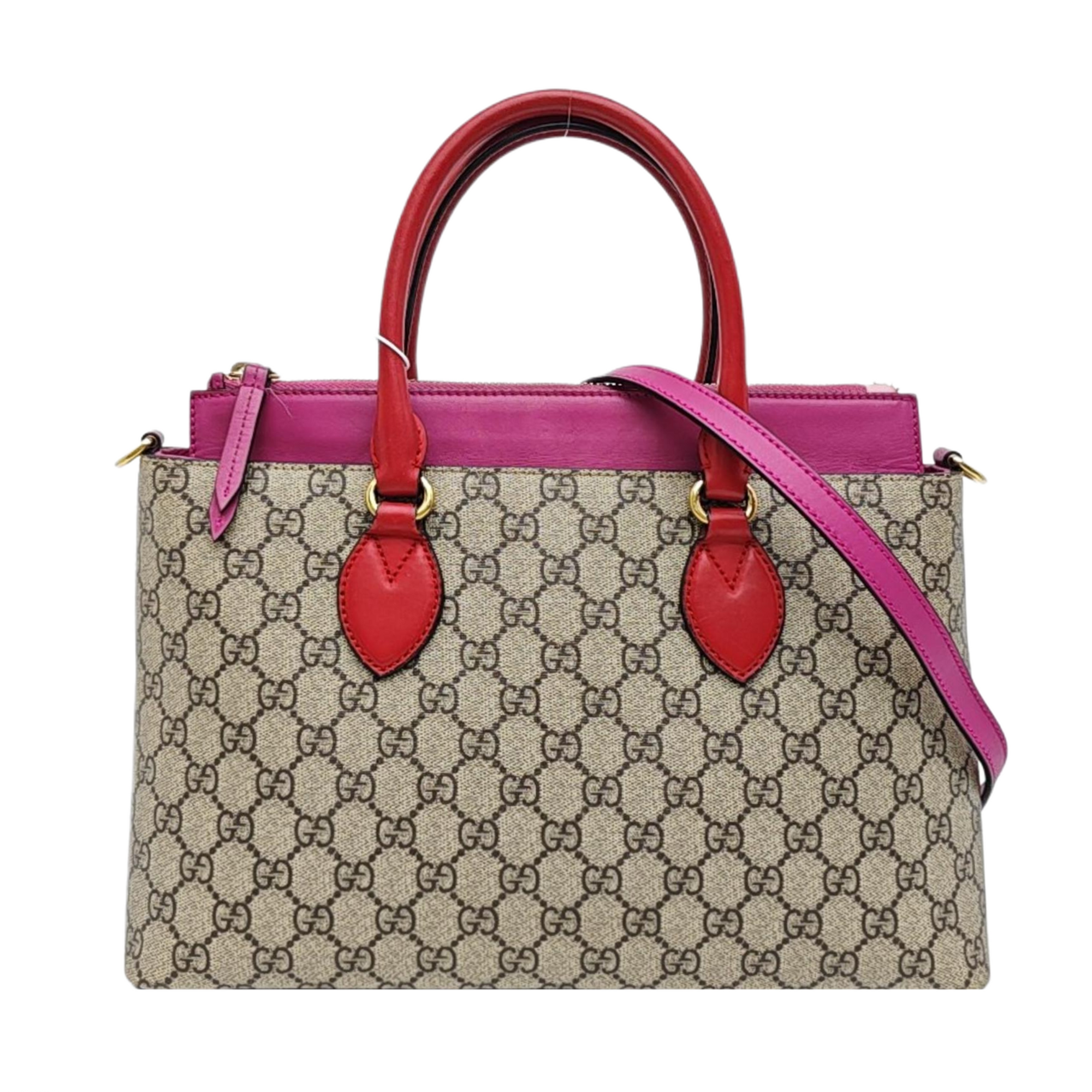 GG Blooms Monogram Coated Canvas Beige