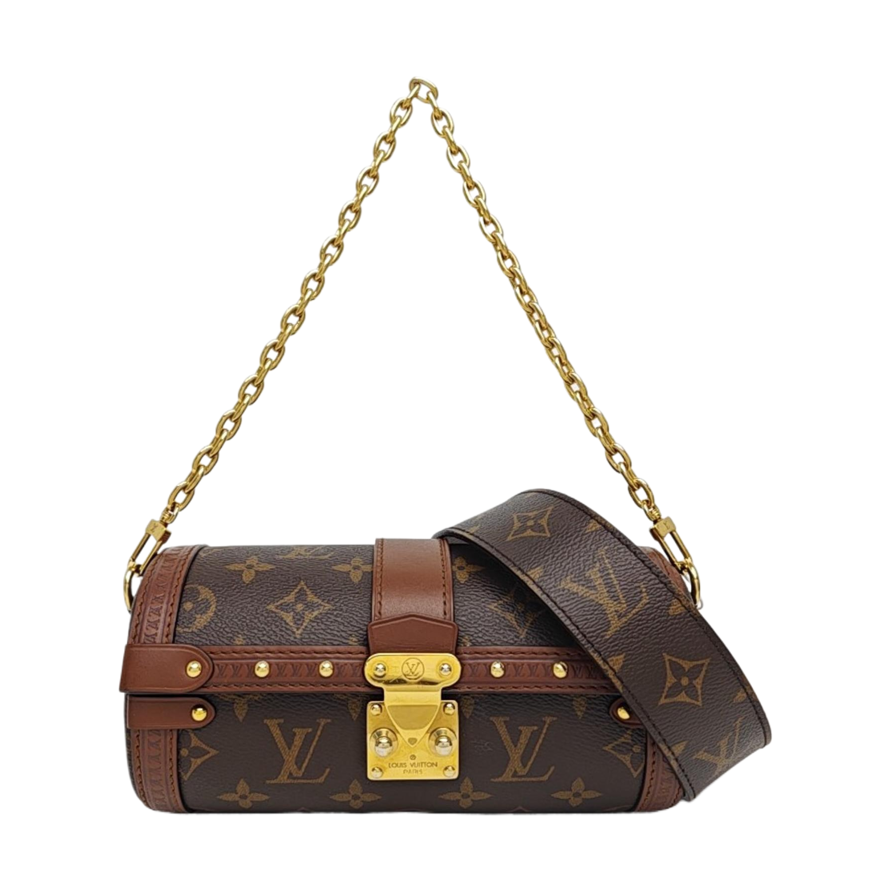 PAPILLON 19 Monogram Coated Canvas Brown