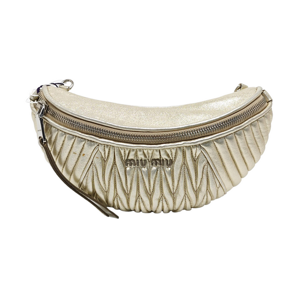 Lambskin Belt Bag Beige