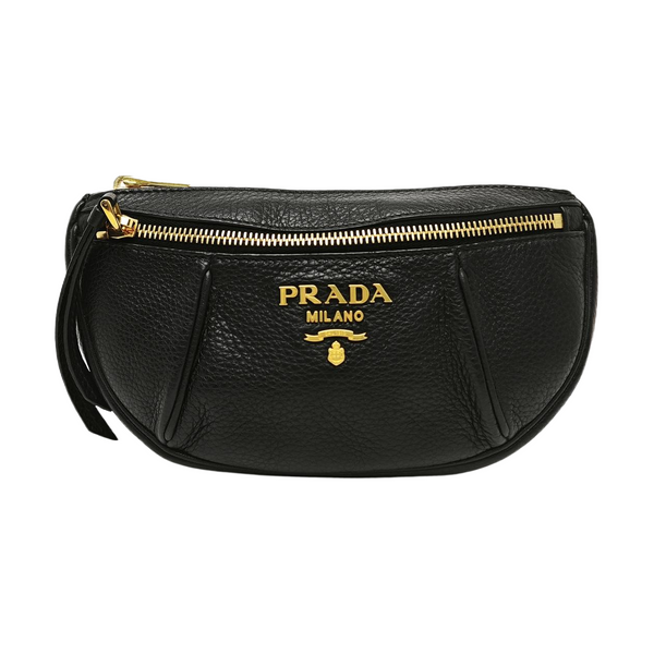 Calfskin Belt Bag Black