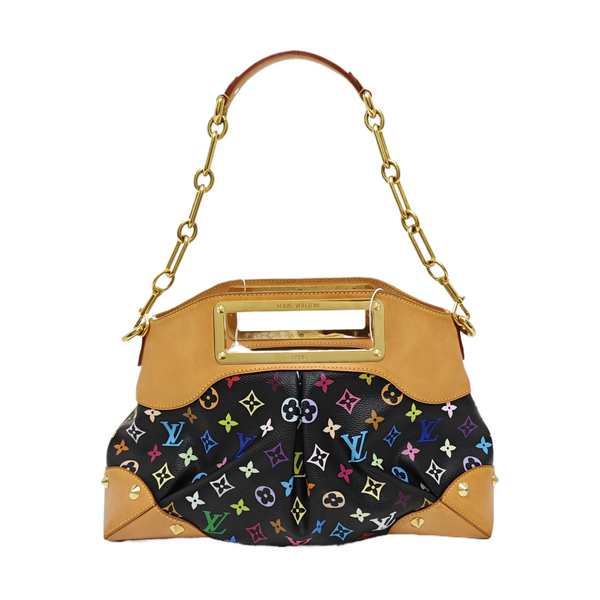LV × TM JUDY Monogram Coated Canvas Black