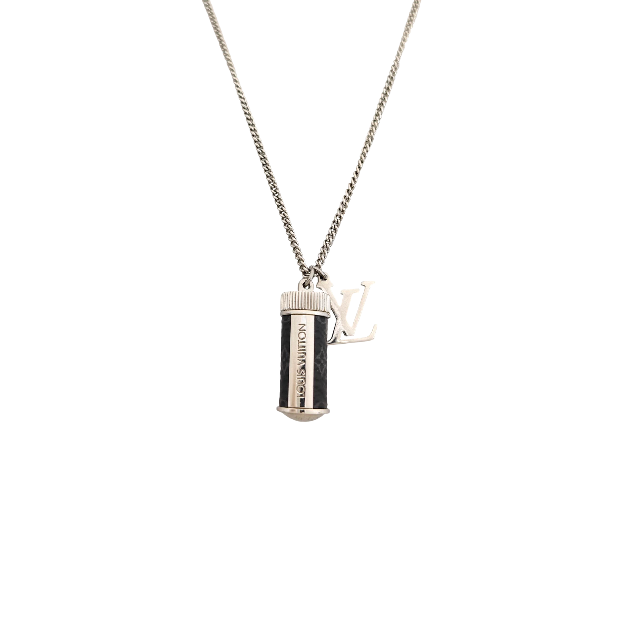 MONOGRAM ECLIPSE Metal Silver Necklace