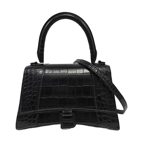 Hourglass S Calfskin Black