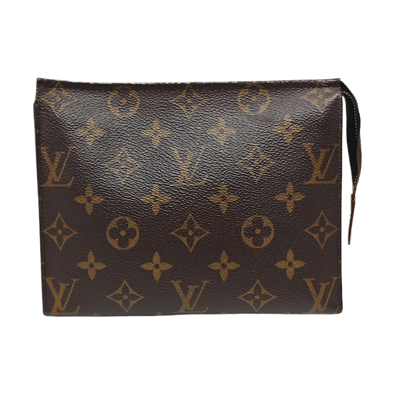 TOILET POCKET 19 Monogram Coated Canvas Brown