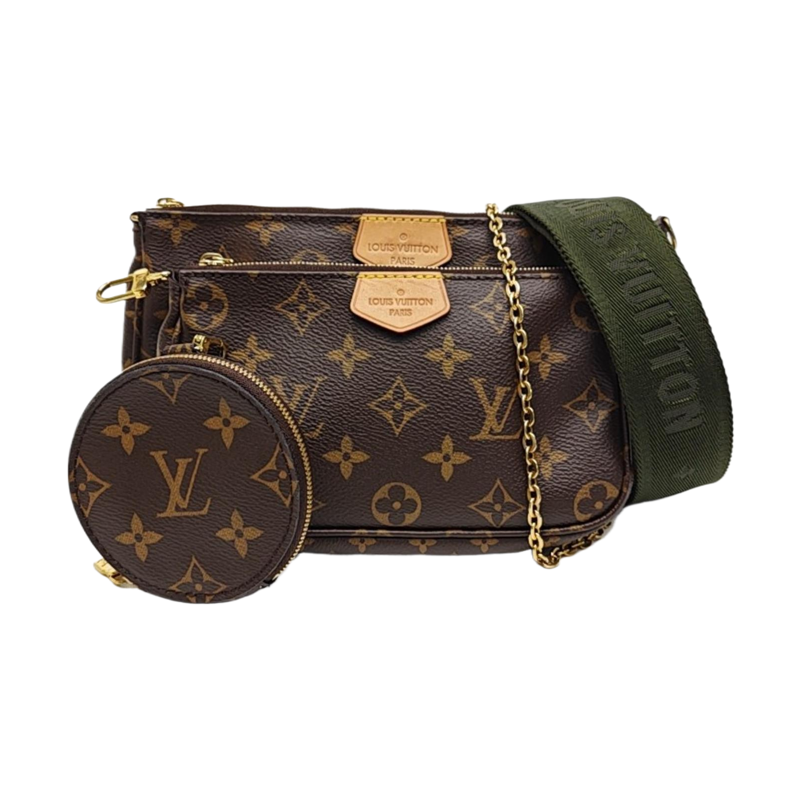 MULTI Monogram Coated Canvas Brown