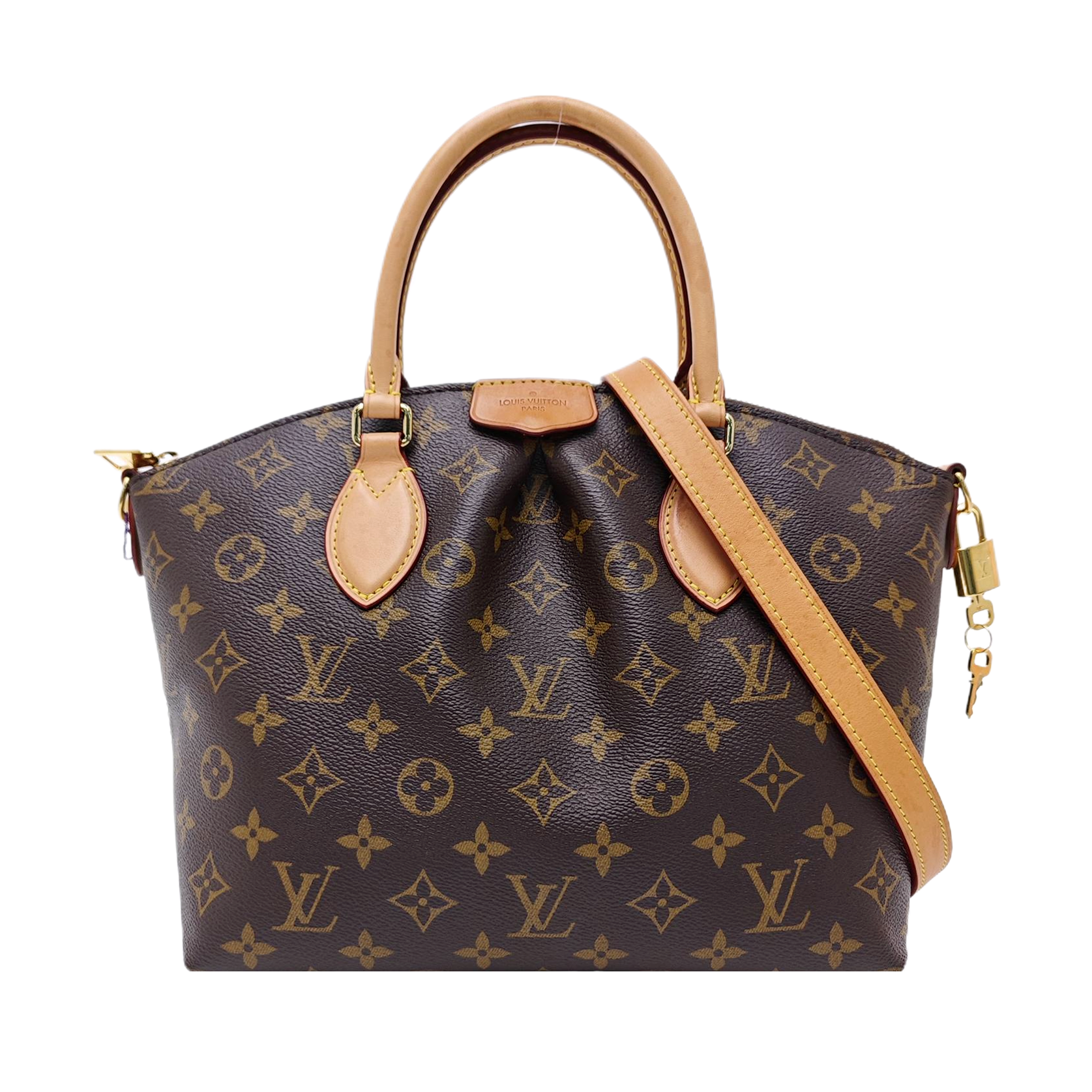 BOETIE PM Monogram Coated Canvas Brown
