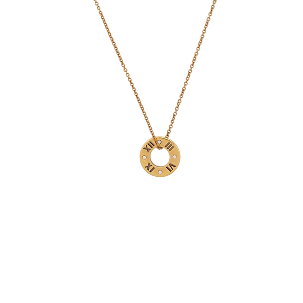 Atlas 18k Rose Gold Necklace