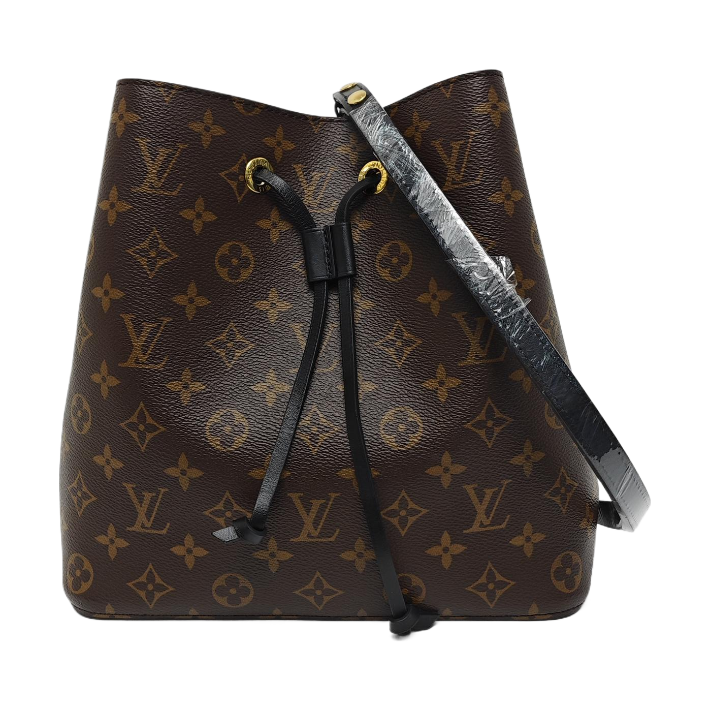 NÉONOÉ MM Monogram Coated Canvas Brown