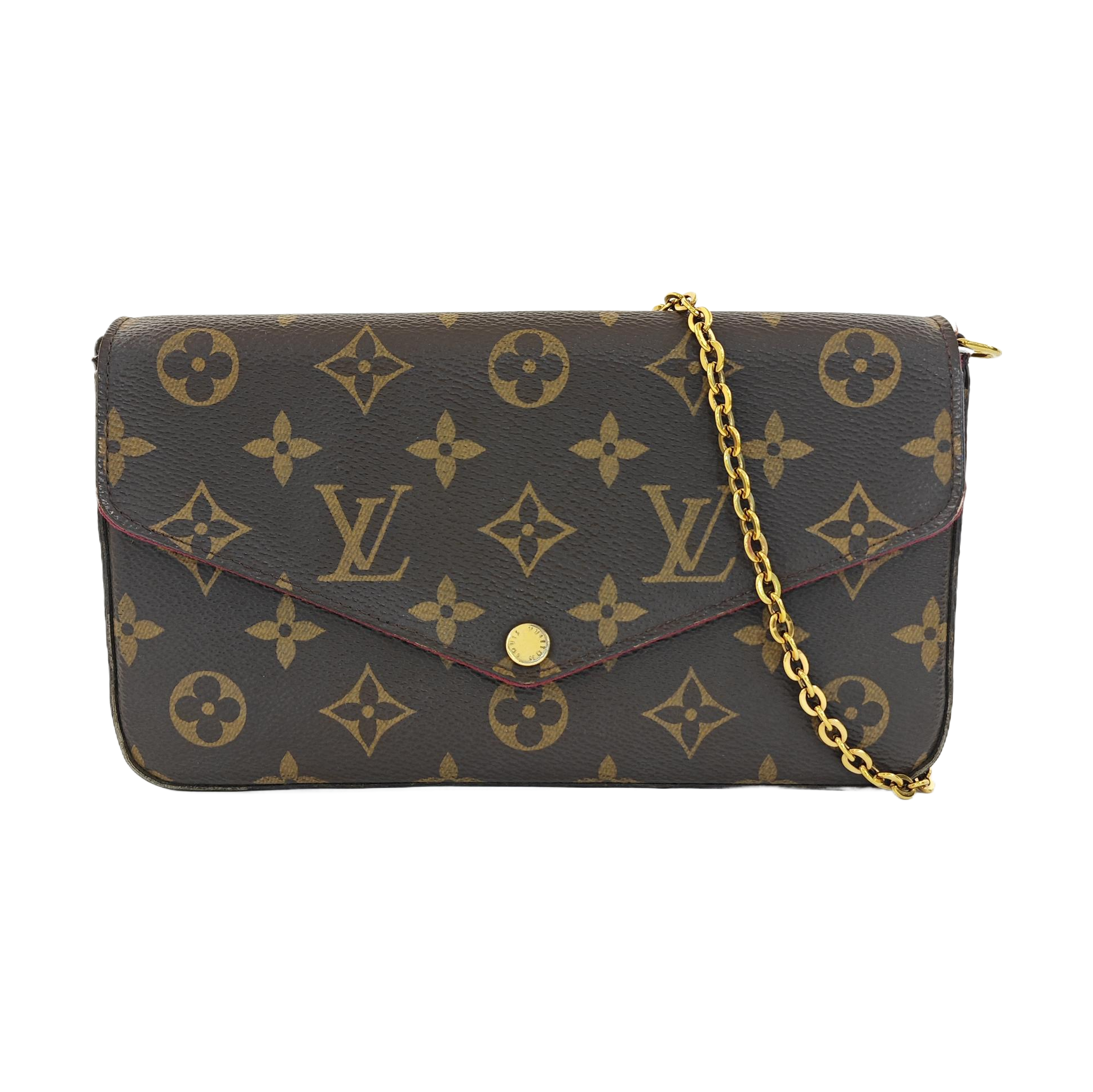 FÉLICIE Monogram Coated Canvas Brown