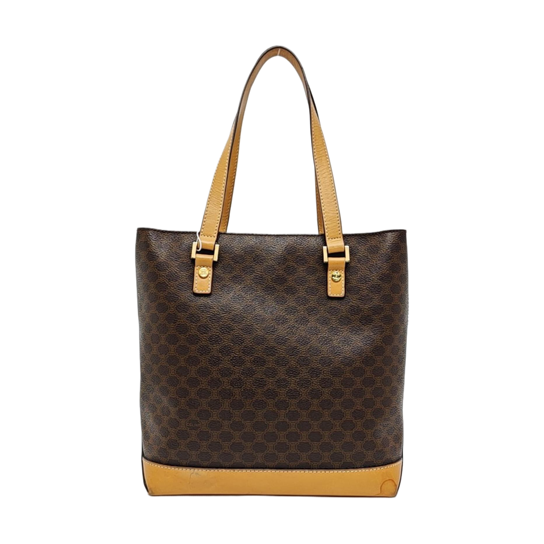 MACADAM TOTE Coated Canvas Brown
