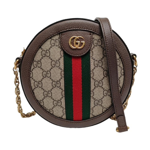 Ophidia Mini Monogram Lona Revestida Beige