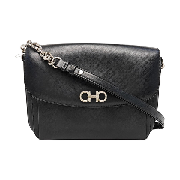 Gancini Calfskin Black