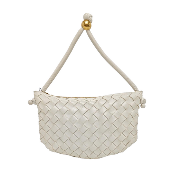 Lambskin Shoulder Bag White