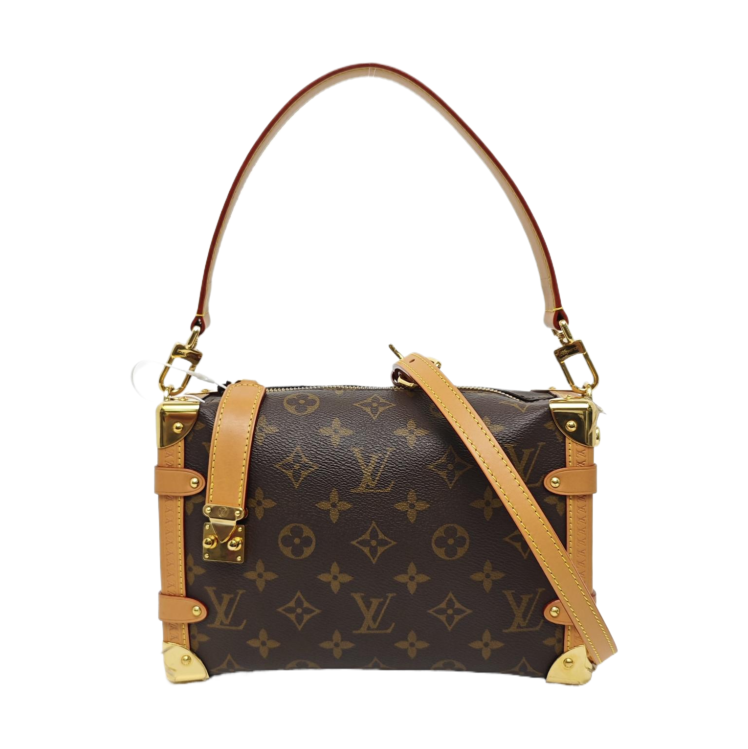 SIDE TRUNK MM Monogram Coated Canvas Brown