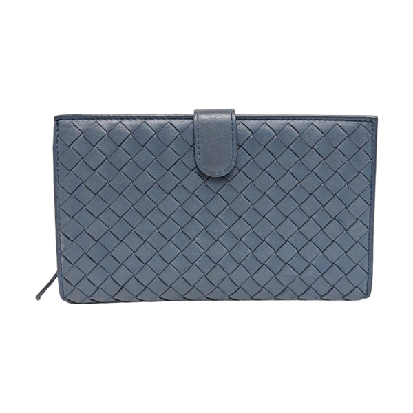 Lambskin Wallet Blue