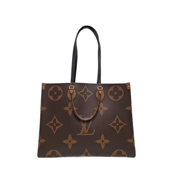 ONTHEGO GM Monogram Coated Canvas Brown