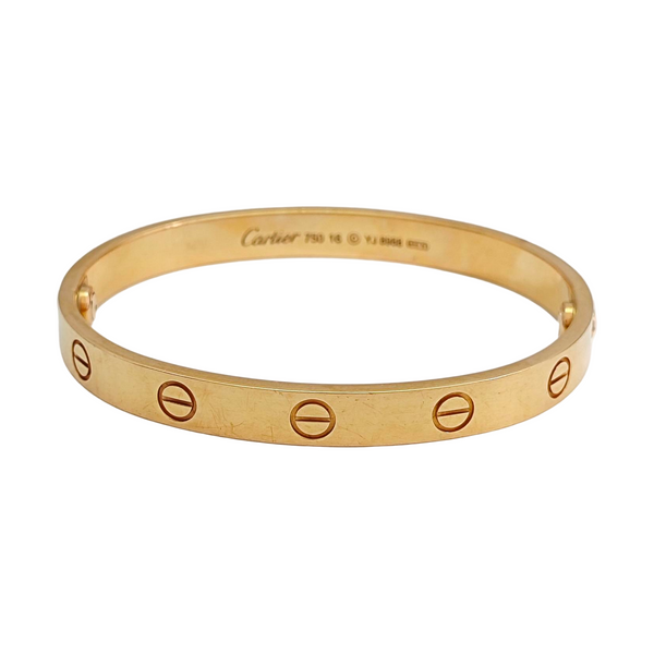 LOVE 18k Rose Gold Bangle