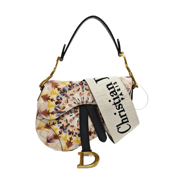 Saddle Mini Calfskin Multicolor