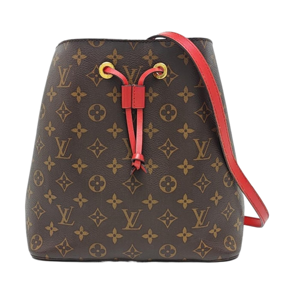NÉONOÉ MM Monogram Coated Canvas Brown