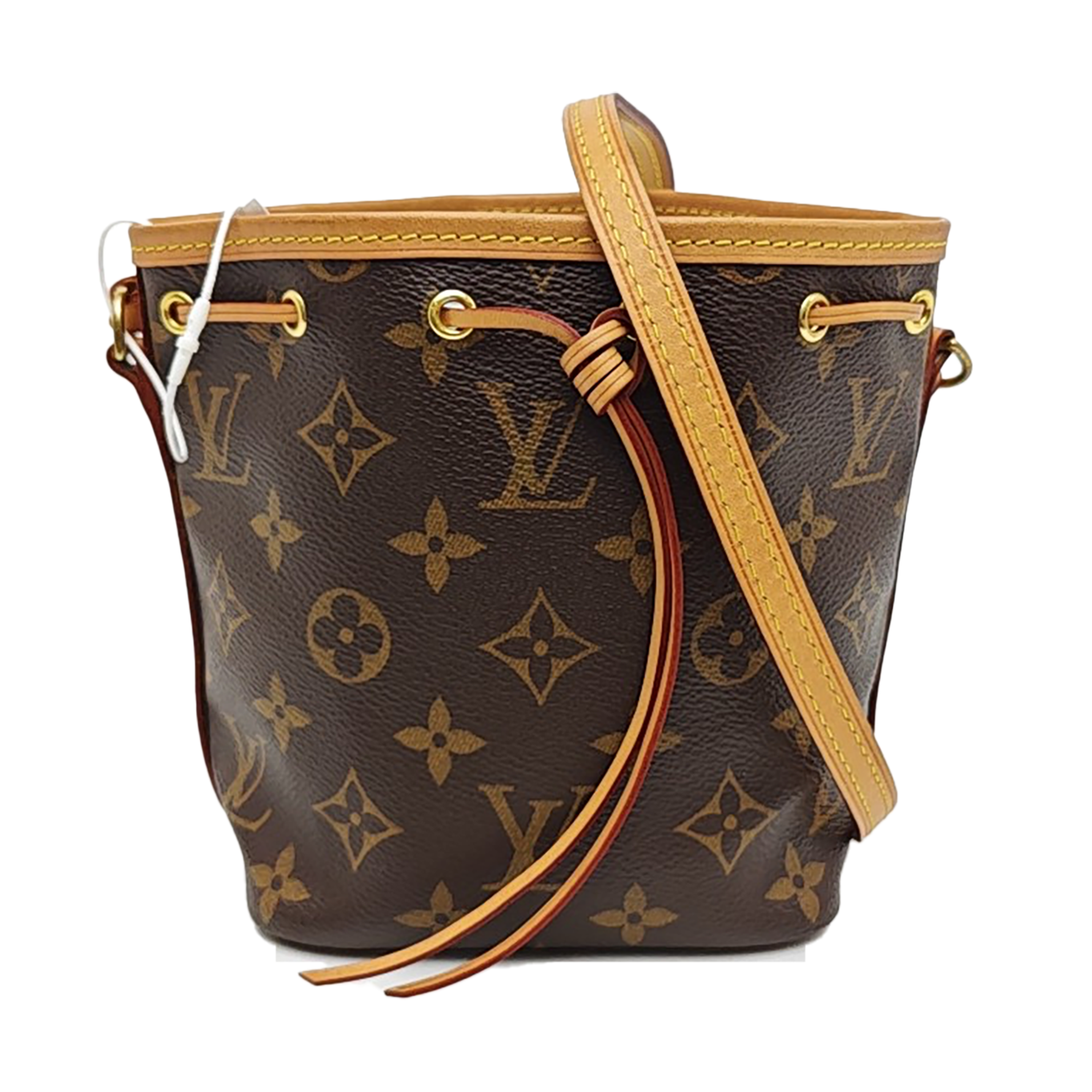 NÉONOÉ Nano Monogram Coated Canvas Brown