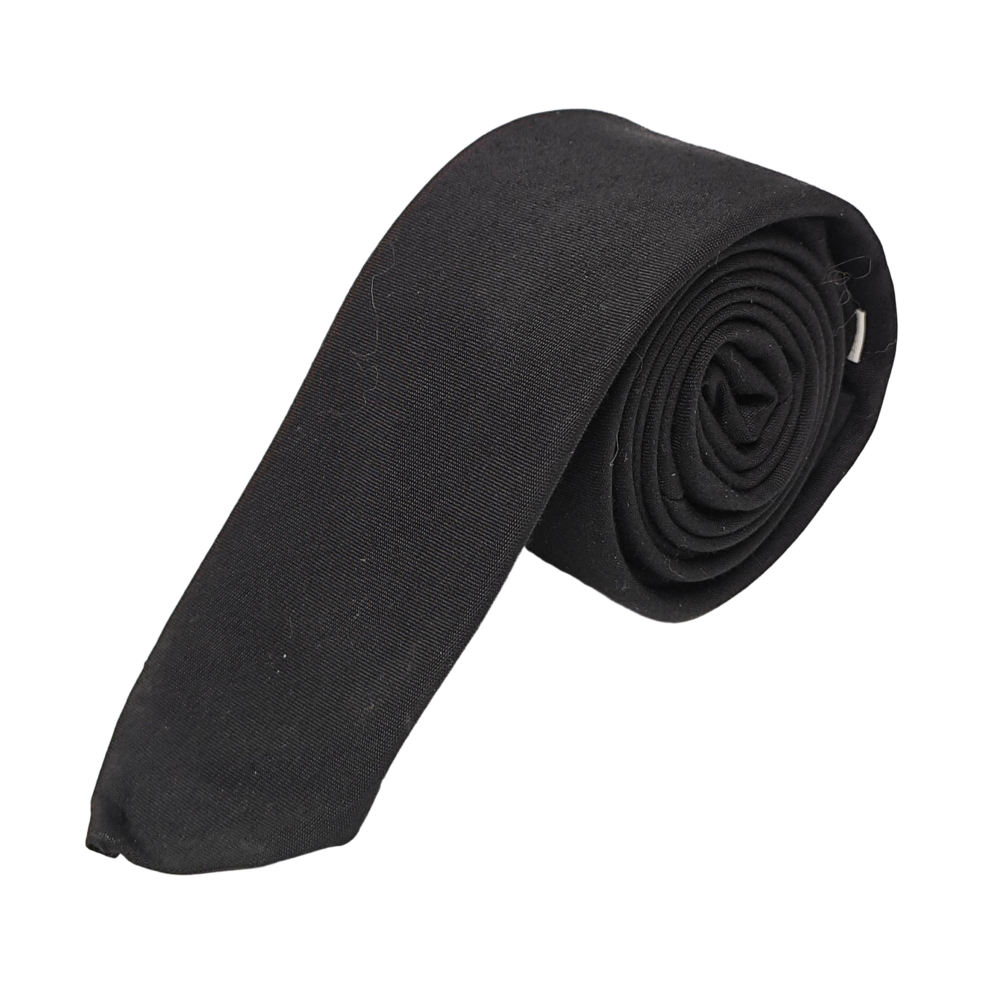 Wool Tie Black
