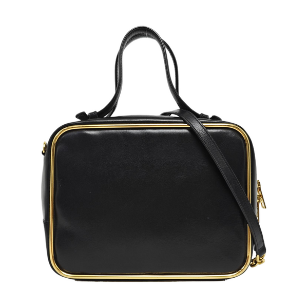 Calfskin Shoulder Bag Black