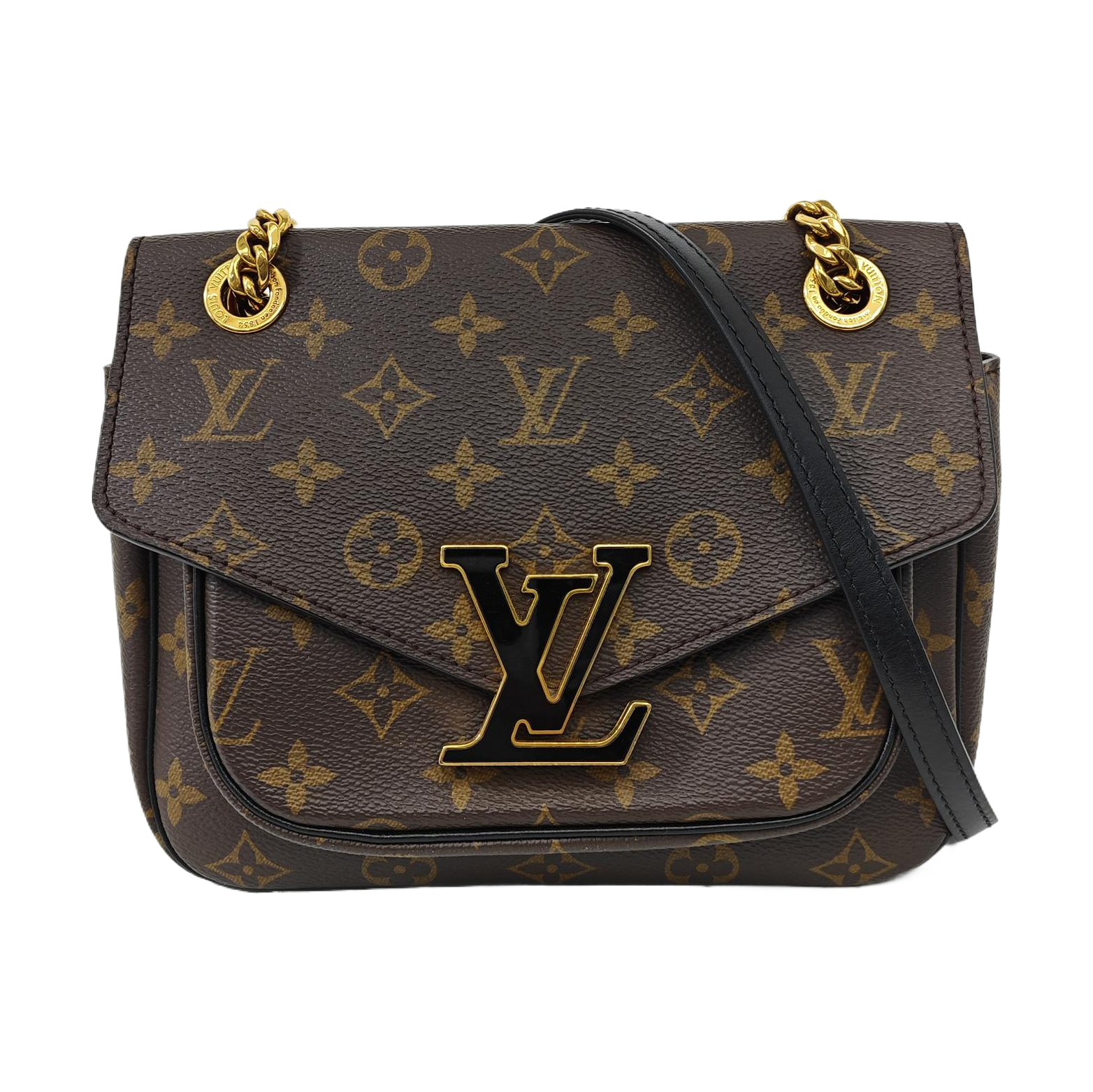 PASSY Monogram Coated Canvas Brown