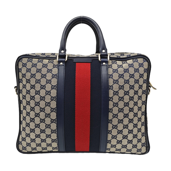 Monogram Canvas Tote Bag Beige