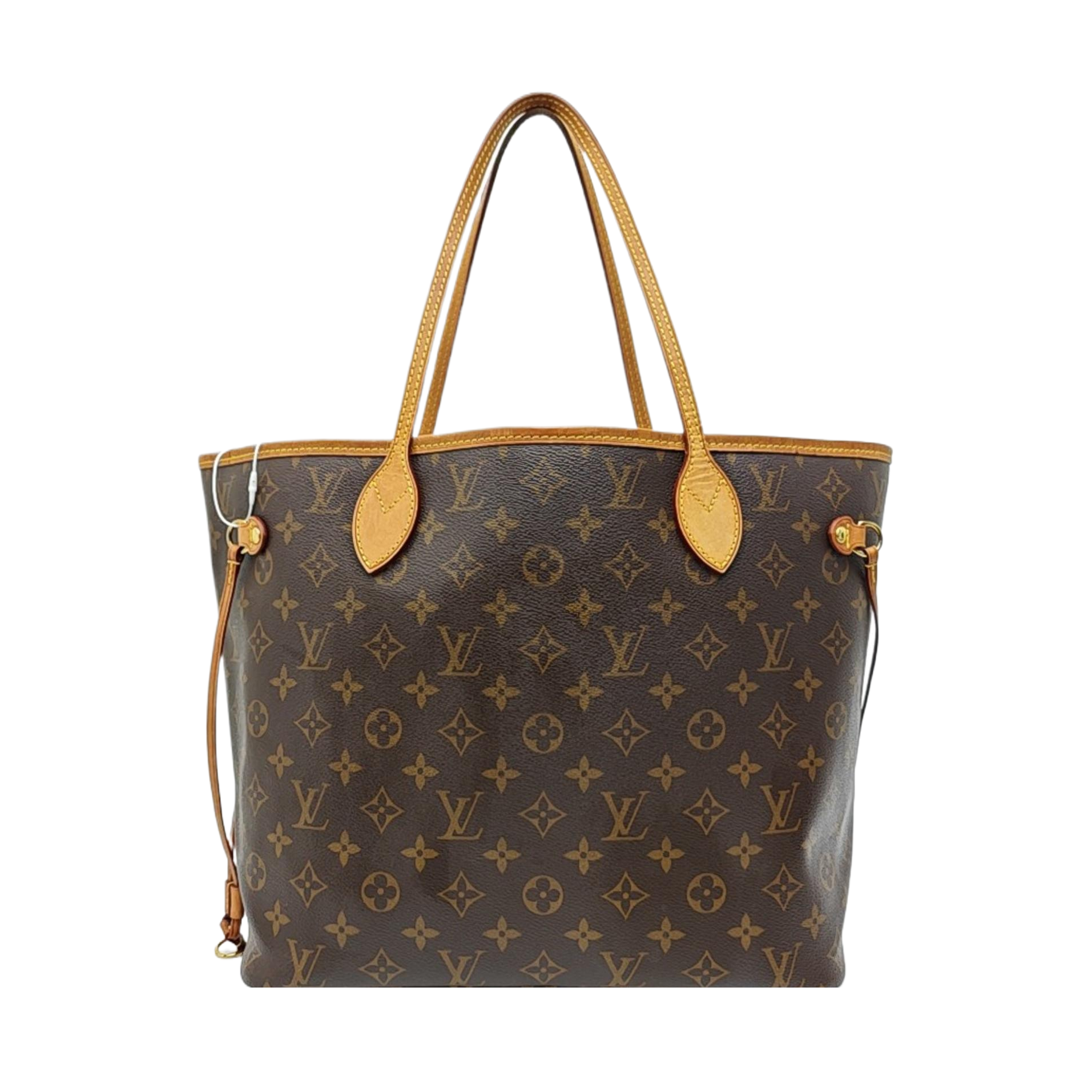 NEVERFULL MM Monogram Coated Canvas Brown