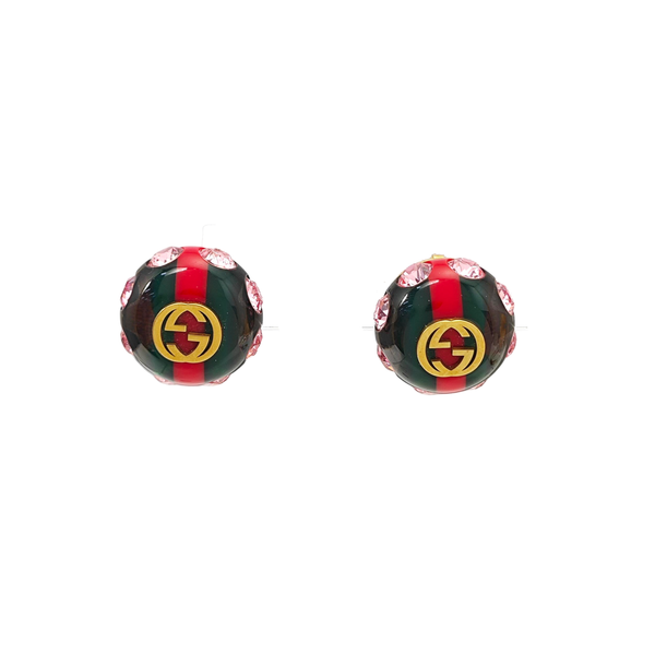 Interlocking G Metal Multicolor Stud Earrings