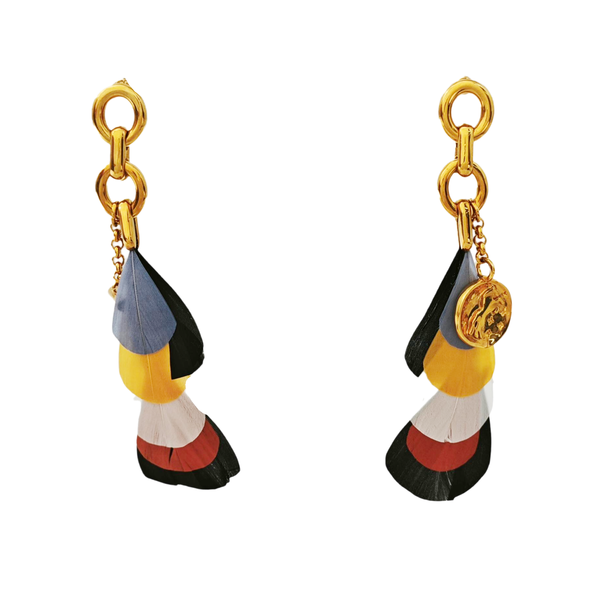 Metal Gold Earrings