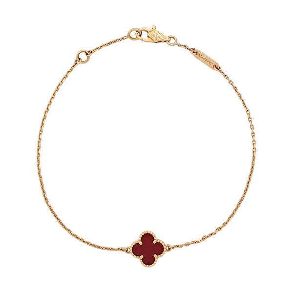 Sweet Alhambra 18k Rose Gold Bracelet