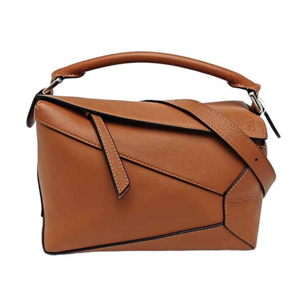 Puzzle Small Calfskin Orange