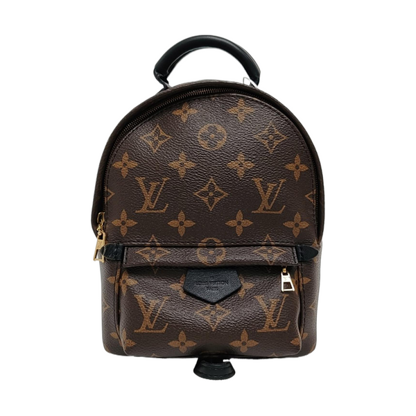 PALM SPRINGS Mini Monogram Coated Canvas Brown