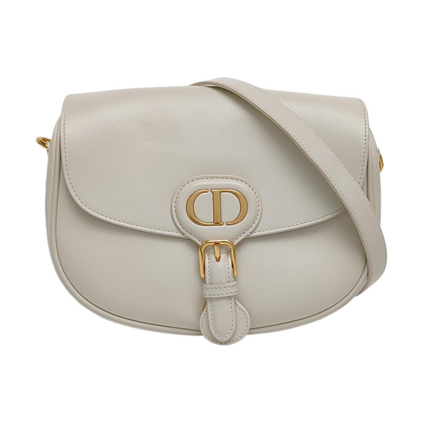 Authenticated pre-owned  Bobby Medium Calfskin White - Shoulder Bag at Looply