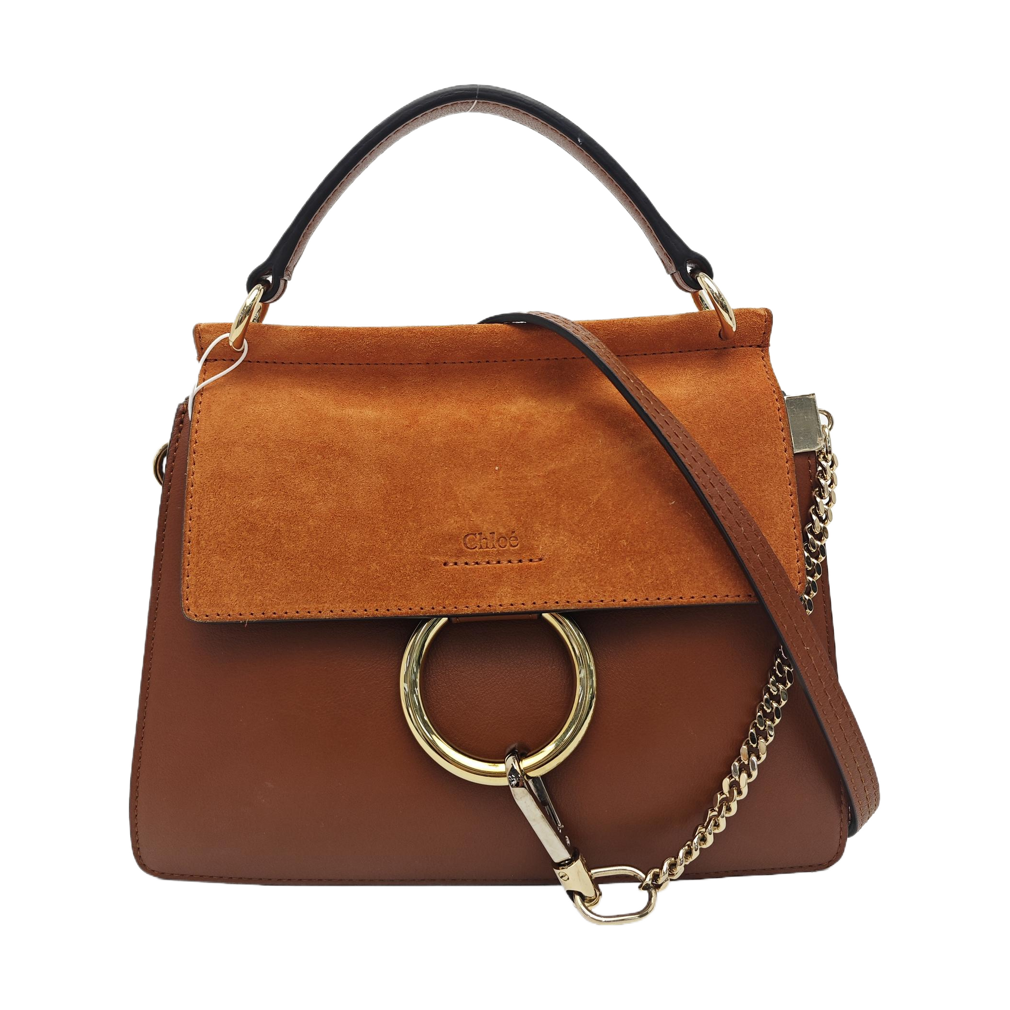 Faye Small Calfskin Brown