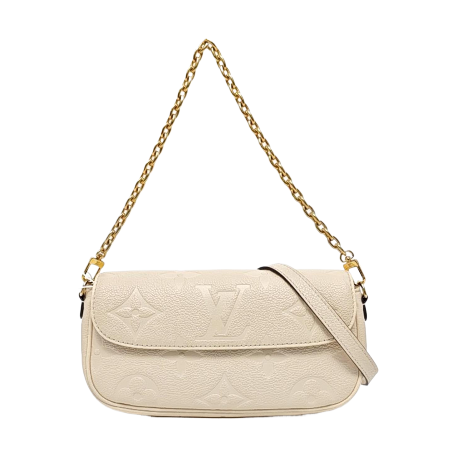 IVY Monogram Calfskin White
