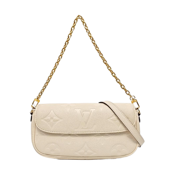 IVY Monogram Calfskin White